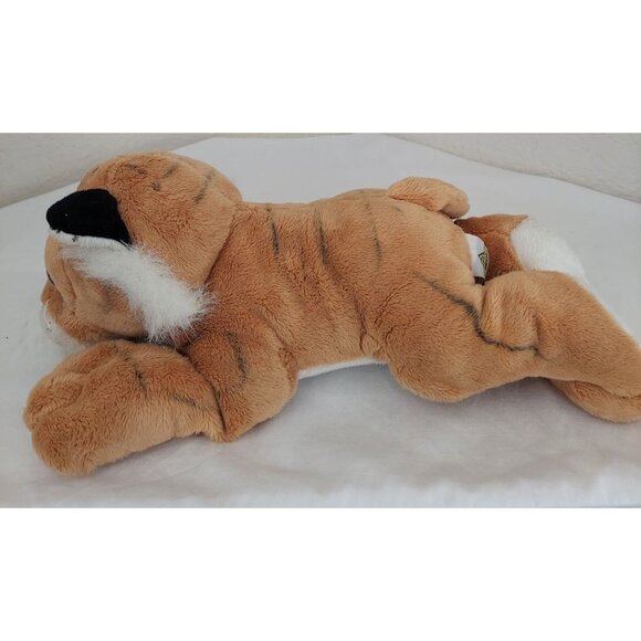 Petting Zoo Orange Tiger Plush Stuffed Animal Striped Stuffed Animal EUC - Picture 2 of 6